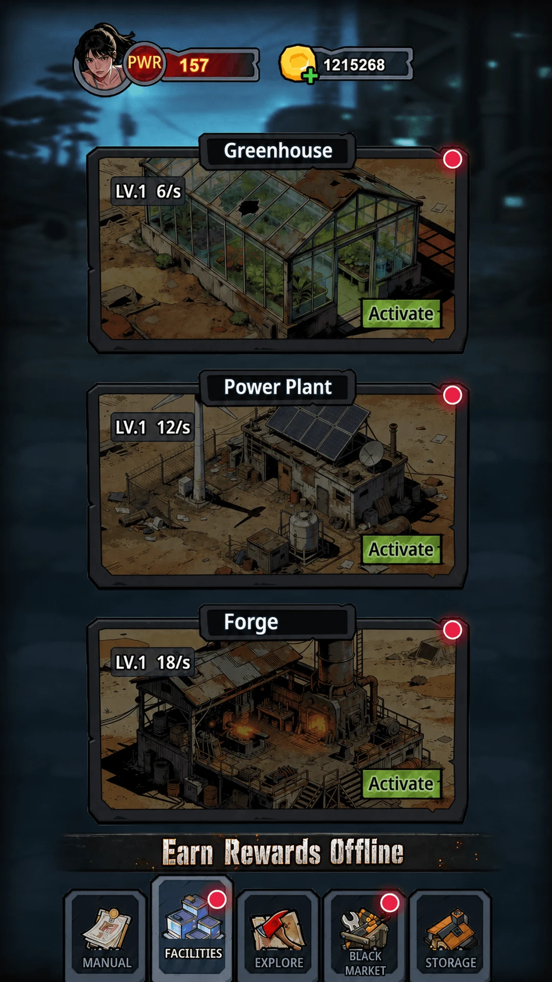 Wasteland: Idle Gun RPG screenshot